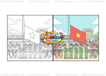 tranh tô màu 2/9