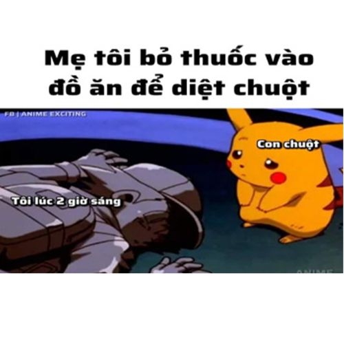 Ảnh chế meme dark hài hước về việc mẹ bỏ thuốc diệt chuột vào đồ ăn