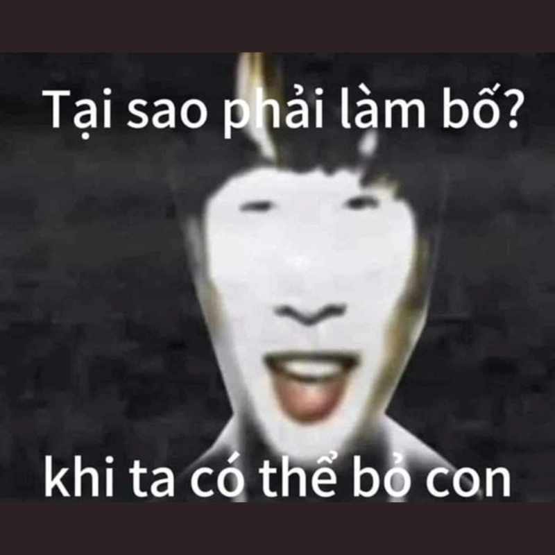 Meme J97 bỏ con chế theo phong cách kinh dị hài hước