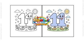 tô màu số 11
