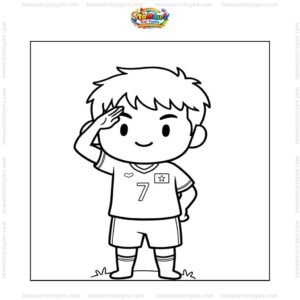 Tranh tô màu Đình Bắc cute