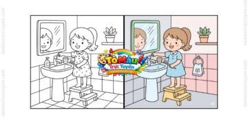 Tranh tô màu tiết kiệm nước