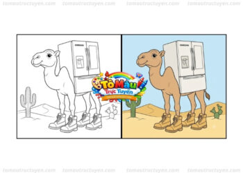 tô màu frigo camello