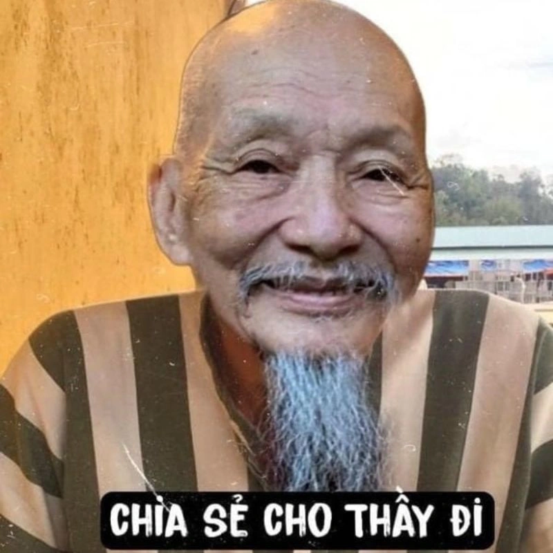 Ảnh chân dung thầy ông nội kêu gọi cộng đồng chia sẻ