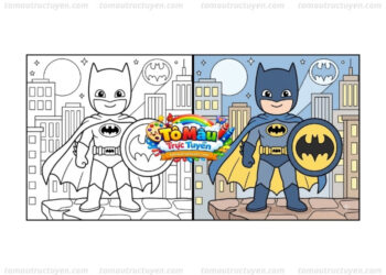 tô màu batman