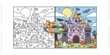 tô màu halloween