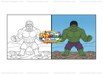 tô màu hulk