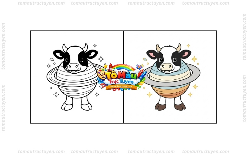 tô màu la vaca saturno saturnita