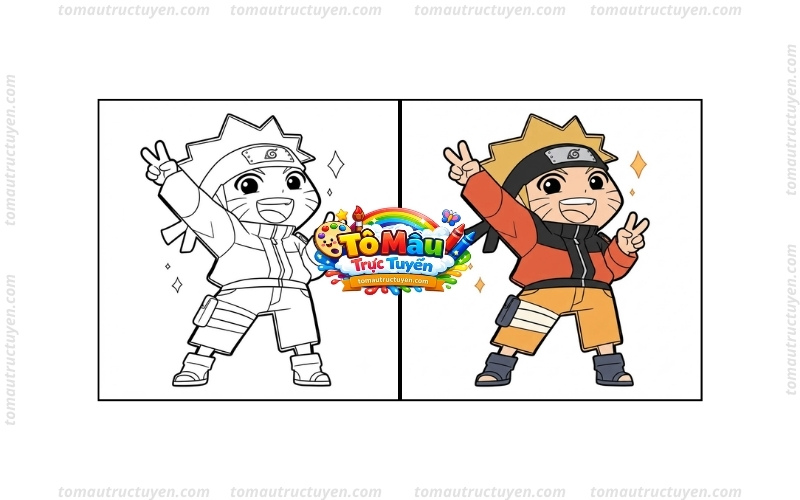 tô màu naruto