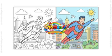 tô màu superman