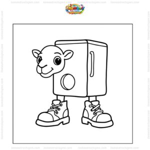 Tranh tô màu Frigo Camello cute