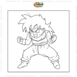 Tranh tô màu Gohan