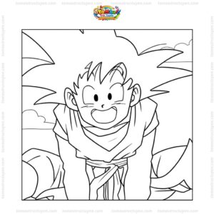 Tranh tô màu Goten