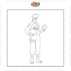 Tranh tô màu Kakashi