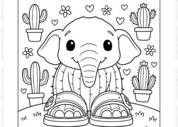 Tranh tô màu Lirili Larila cute