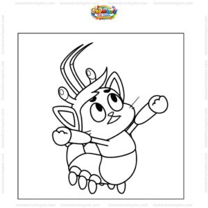 Tranh tô màu Trippi Troppi chibi