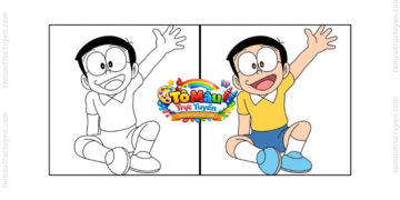 tô màu nobita