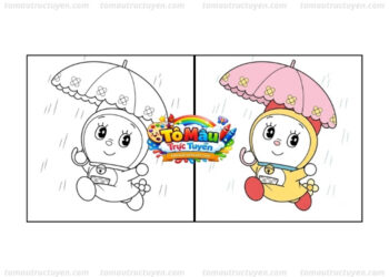 tô màu doremi