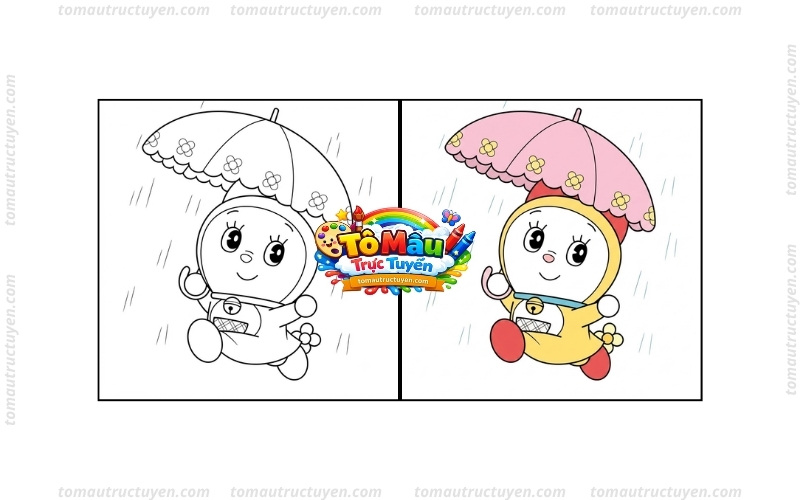 tô màu doremi