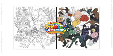 tô màu one punch man