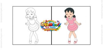 tô màu shizuka