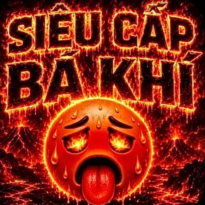 Emoji mặt nóng chảy siêu cấp bá khí