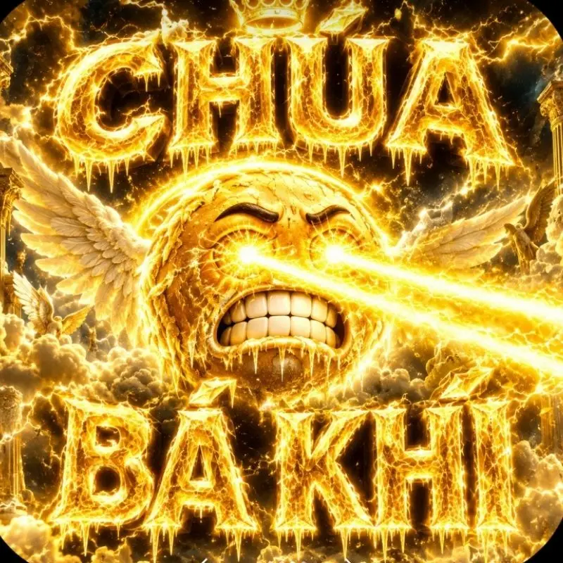 Icon chúa tể tỏa aura vàng kim bá khí