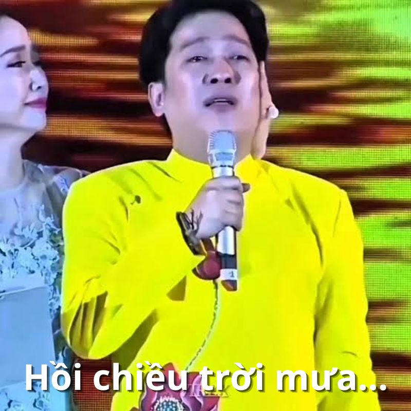 meme hồi chiều trời mưa