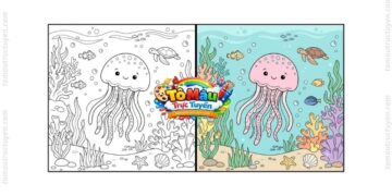 tô màu con sứa