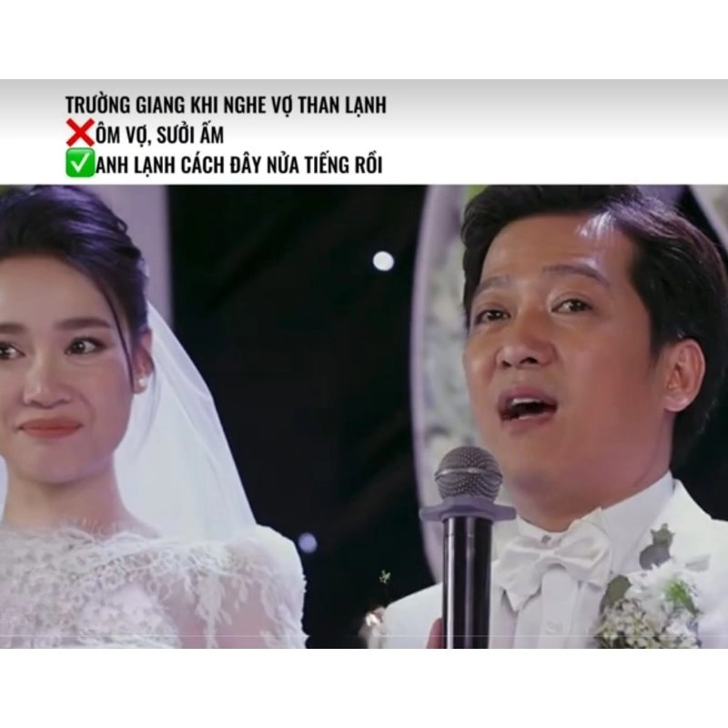 Màn đối thoại của vợ chồng Trường Giang Nhã Phương trong ngày cưới
