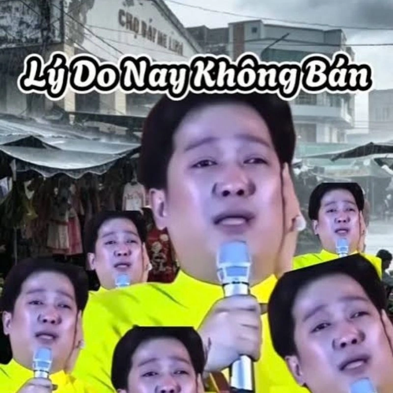 Ảnh chế tại vì hồi chiều trời mưa nên nay nghỉ bán hàng