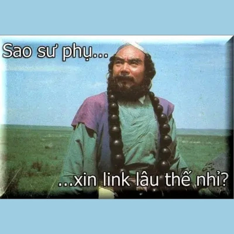 Nhân vật Sa Tăng ngơ ngác nhìn xa xăm thắc mắc lý do xin link lâu
