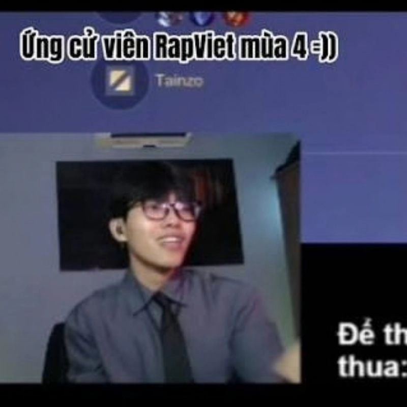 Ảnh chế Tài Enzo trong đề cử thí sinh tham gia Rap Việt mùa 4
